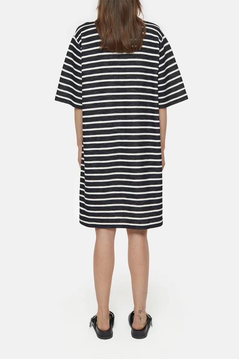 Closed - Robe-T-Shirt - Noir Et Blanc - Femme