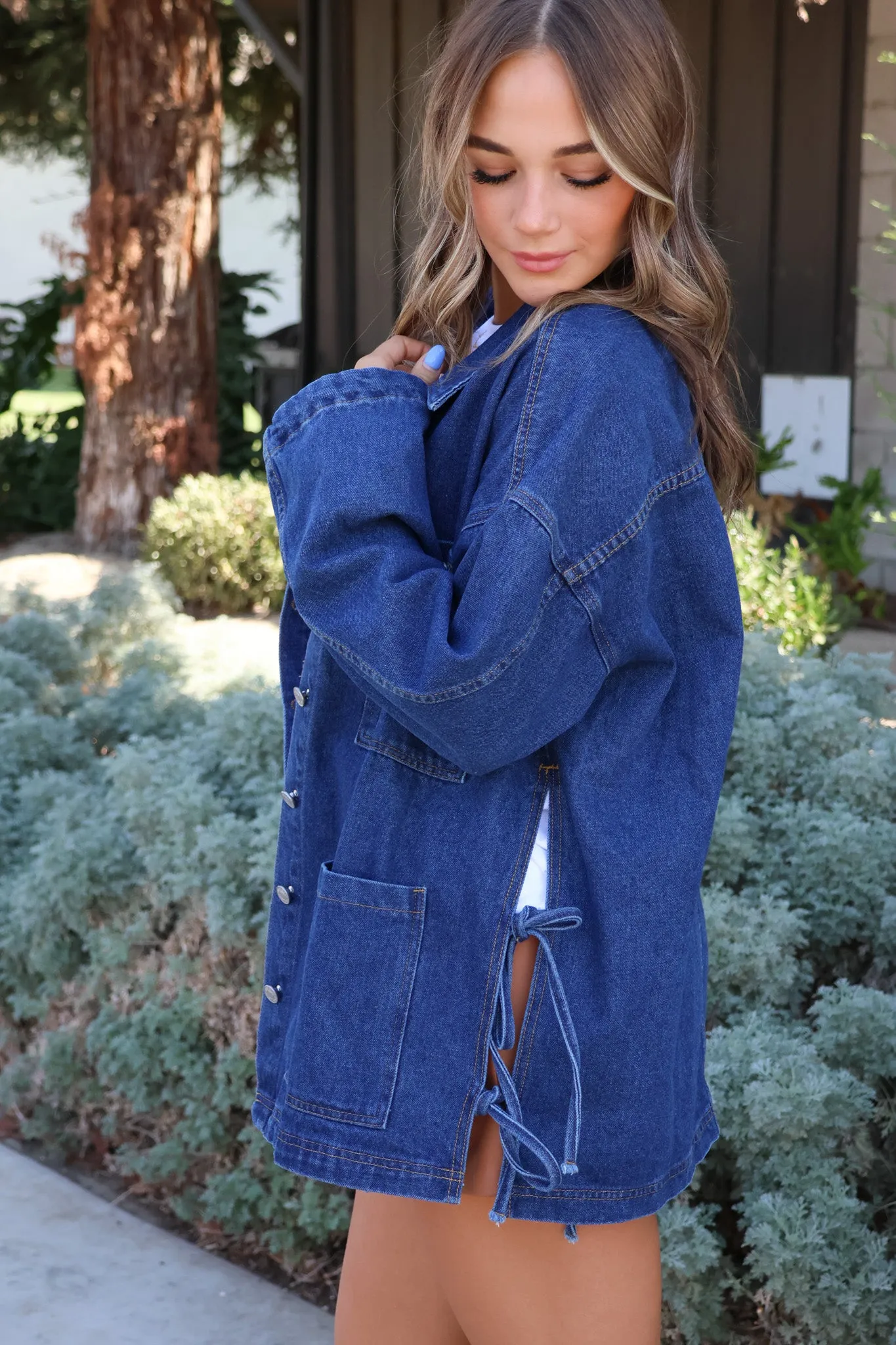 Coquette Cowgirl Denim Jacket