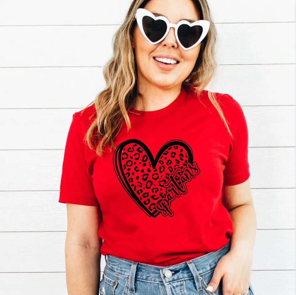 Spartans Leopard Heart